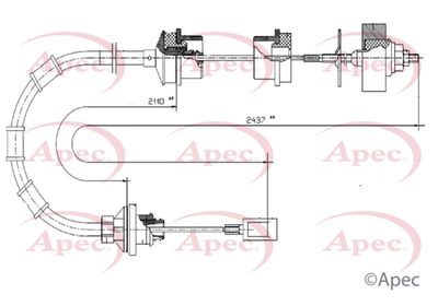 APEC Clutch Cable CAB5032