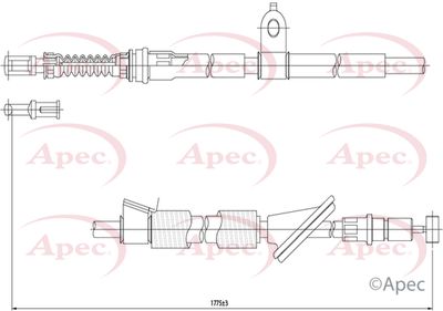 APEC Brake Cable CAB1343
