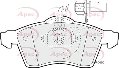APEC Front Brake Pads PAD1182