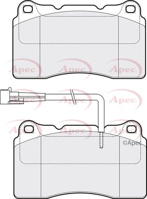 APEC Front Brake Pads PAD1050