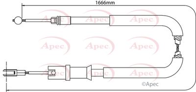 APEC Brake Cable CAB1289