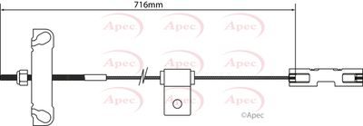 APEC Brake Cable CAB1183