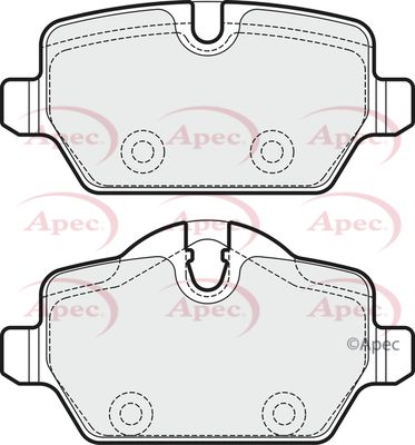 APEC Rear Brake Pads PAD1817