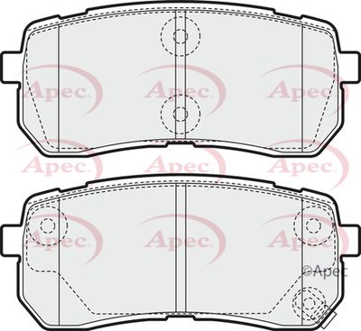 APEC Rear Brake Pads PAD1581