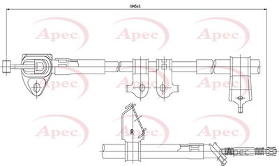 APEC Brake Cable CAB1161