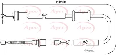 APEC Brake Cable CAB1159