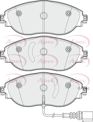 APEC Front Brake Pads PAD1844