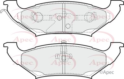 APEC Rear Brake Pads PAD1069
