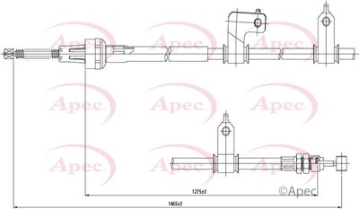 APEC Brake Cable CAB1566