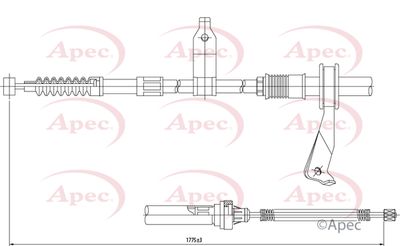 APEC Brake Cable CAB1419