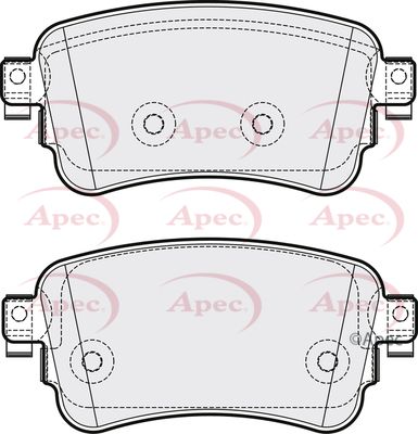APEC Rear Brake Pads PAD2182