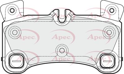 APEC Rear Brake Pads PAD1671