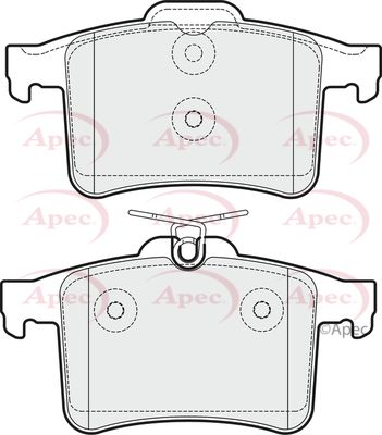 APEC Rear Brake Pads PAD1768