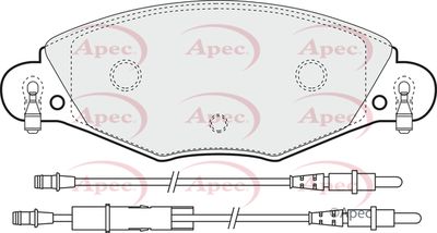 APEC Front Brake Pads PAD1283