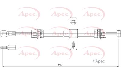 APEC Brake Cable CAB1247