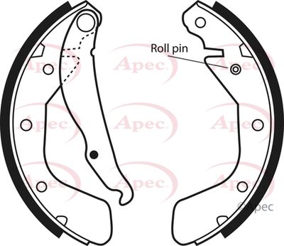 APEC Brake Shoes SHU492