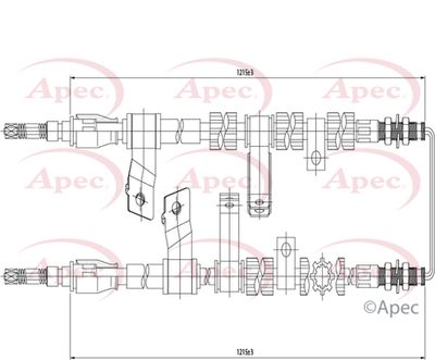 APEC Brake Cable CAB1092