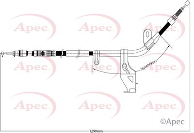 APEC Brake Cable CAB1530