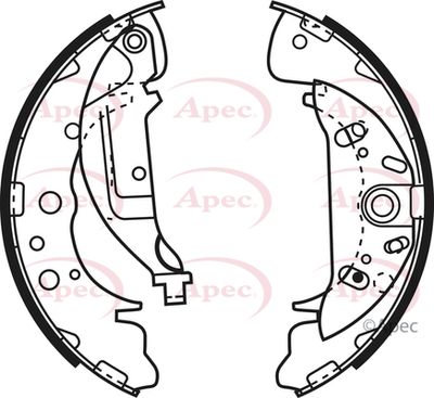 APEC Brake Shoes SHU644