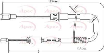 APEC Brake Cable CAB1189