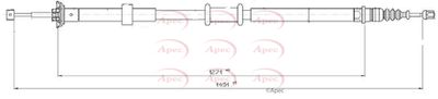 APEC Brake Cable CAB1588