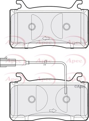 APEC Front Brake Pads PAD2206