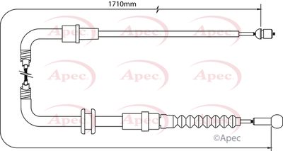 APEC Brake Cable CAB1517