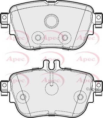 APEC Rear Brake Pads PAD2174