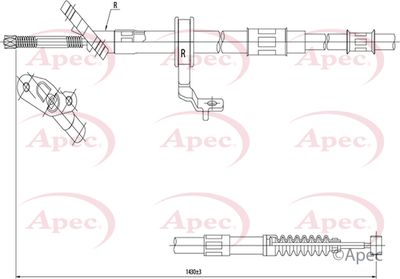 APEC Brake Cable CAB1442