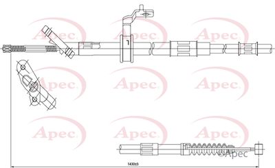 APEC Brake Cable CAB1439