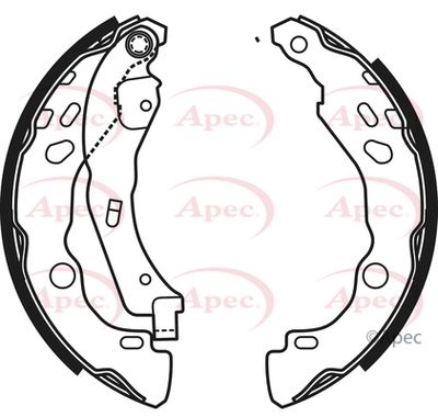 APEC Brake Shoes SHU657