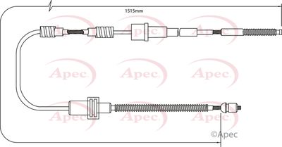 APEC Brake Cable CAB1398