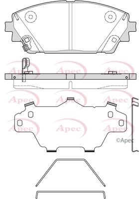 APEC Front Brake Pads PAD2356