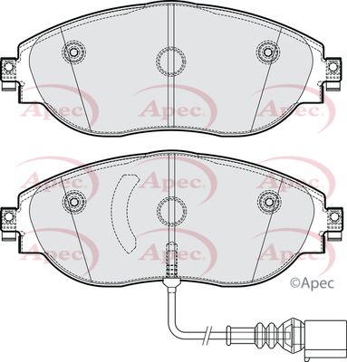 APEC Front Brake Pads PAD2304
