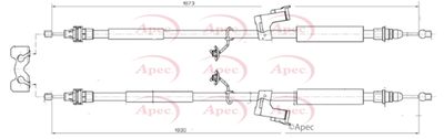 APEC Brake Cable CAB1741