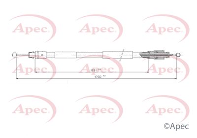 APEC Brake Cable Rear L/R CAB1758