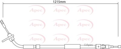 APEC Brake Cable CAB1550