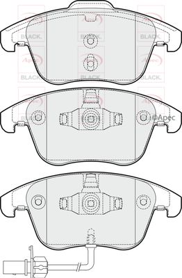 APEC Front Brake Pads PAD1651B