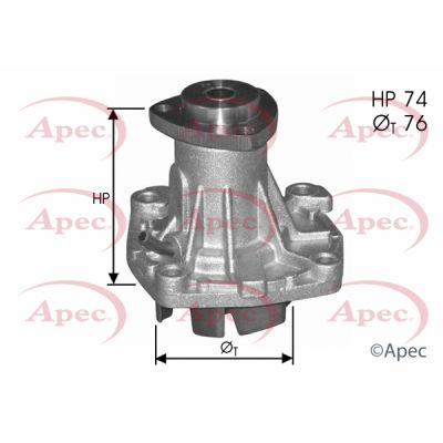 APEC Water Pump Wo Back Housing AWP1083