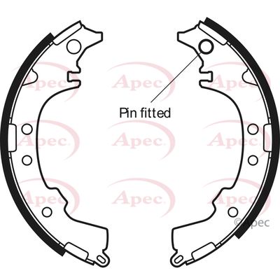 APEC Brake Shoes SHU566