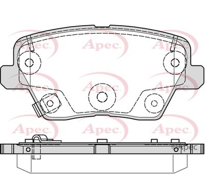 APEC Rear Brake Pads PAD2323