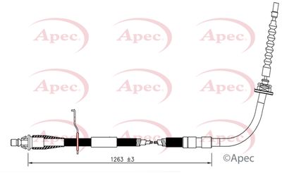 APEC Brake Cable CAB1609