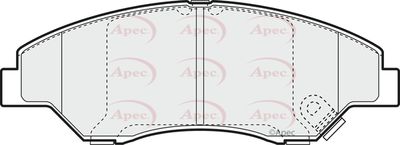 APEC Front Brake Pads PAD1124