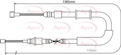 APEC Brake Cable CAB1070