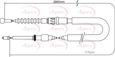 APEC Brake Cable CAB1047