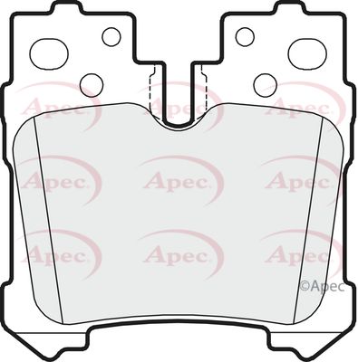 APEC Rear Brake Pads PAD1623