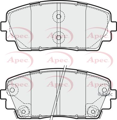 APEC Front Brake Pads PAD1877