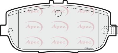 APEC Rear Brake Pads PAD1499