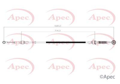 APEC Gear Control Cable CAB7050