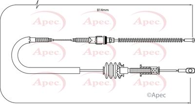APEC Brake Cable CAB1261